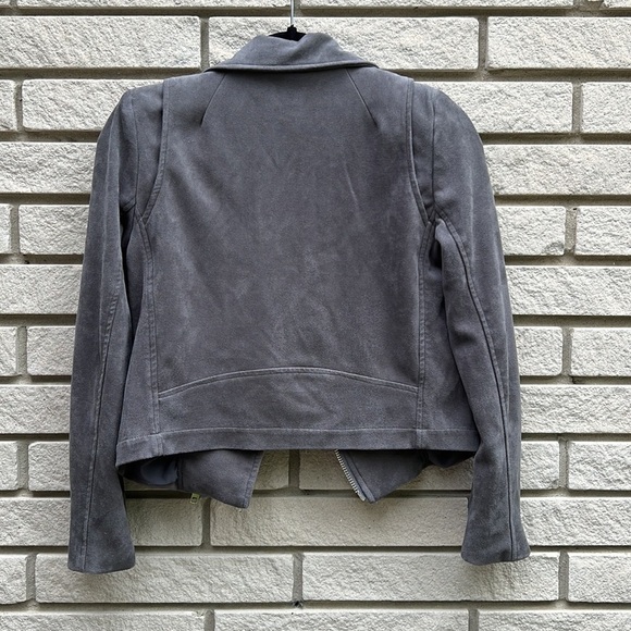 VICI Jacket Faux Suede Cropped Moto Style Sz S - Picture 9 of 11